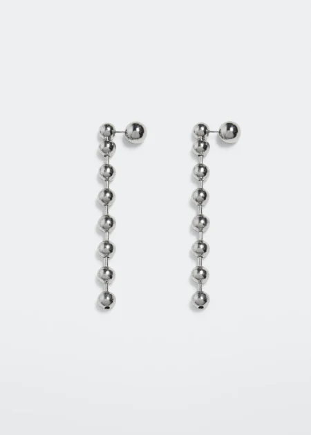 Faceted crystal hoop earrings